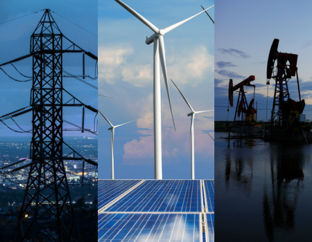 Energy sources collage