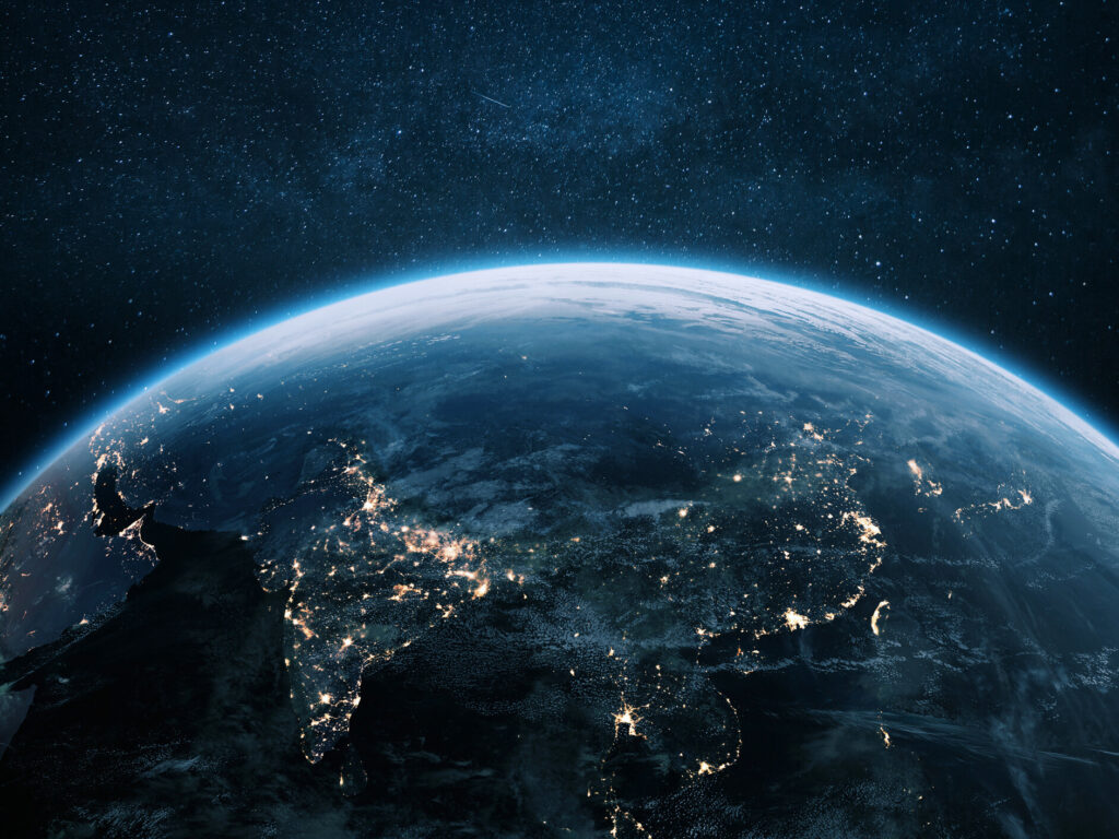 earth from space
