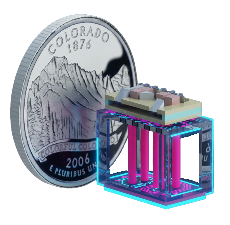 PIC-enabled quantum RF