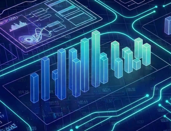 Charts and graphs representing finance.