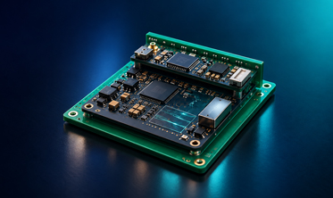 A conceptual illustration of Tiqker miniaturized by photonics.