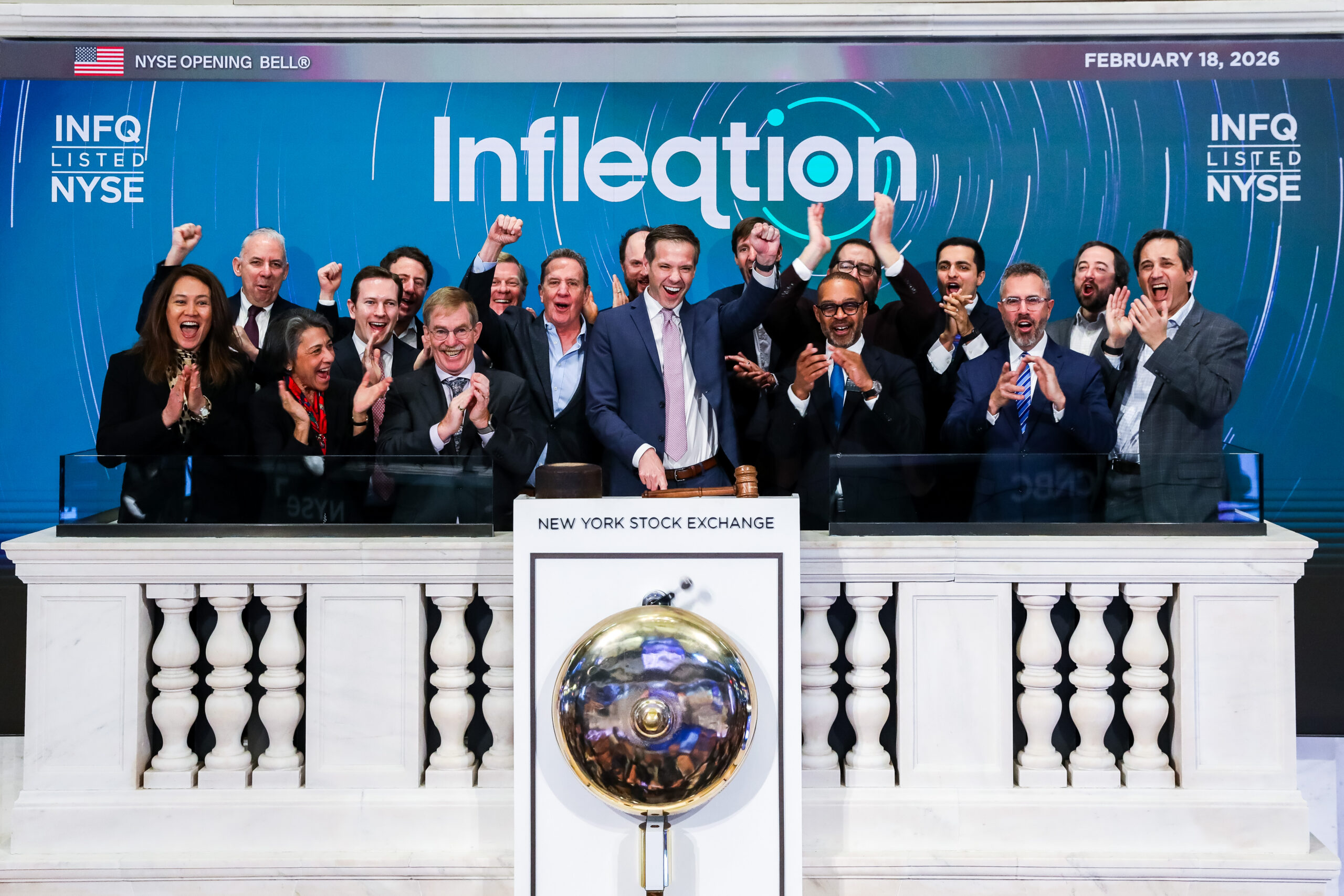 Infleqtion is listed on the NYSE under ticker: INFQ since February 17, 2026.