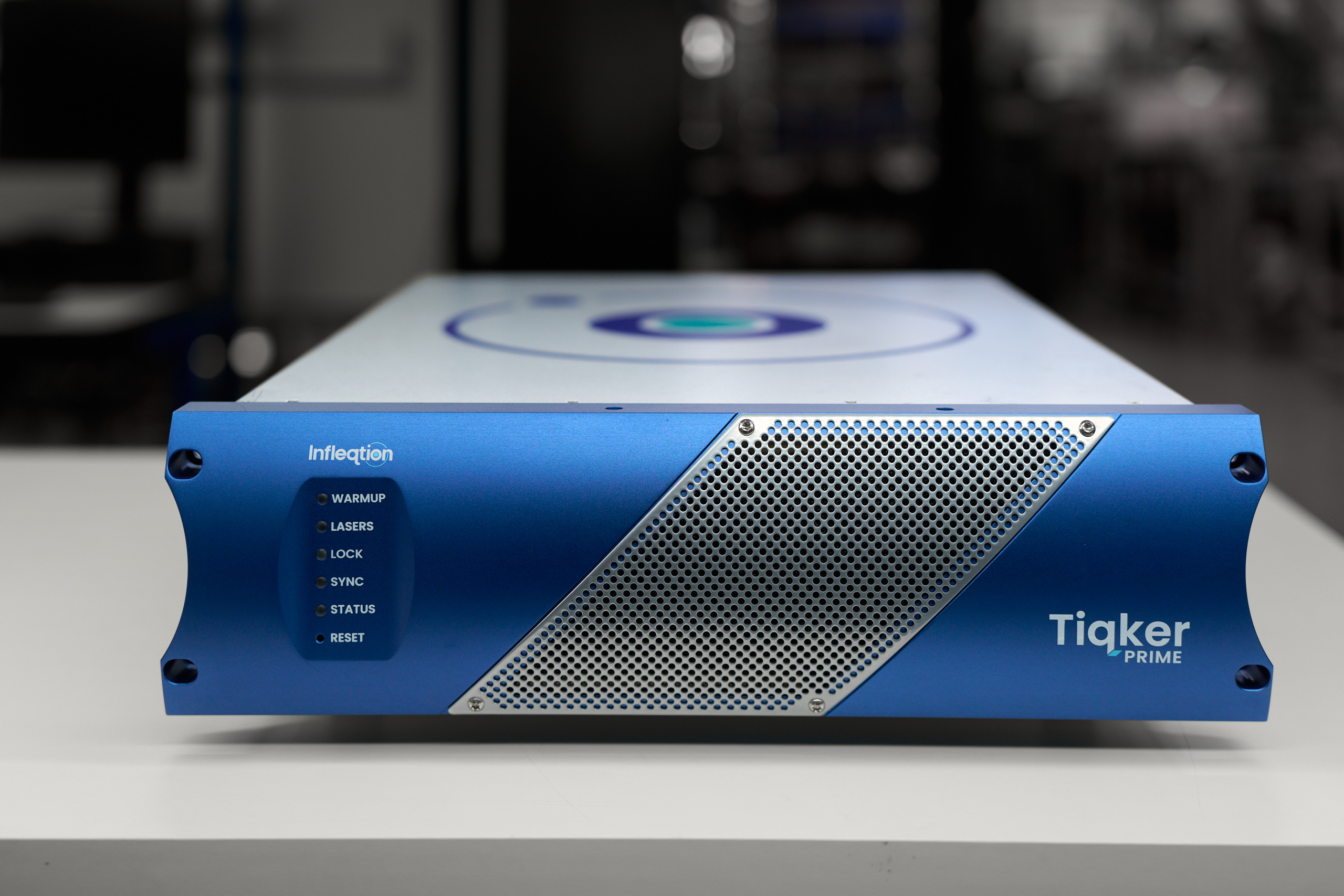 Tiqker Prime system mounted in a rack unit.