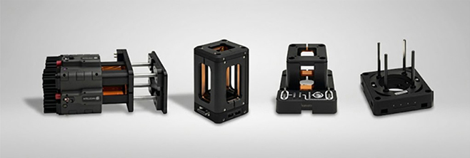Magnetic assembly devices for quantum experimentation.