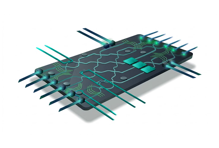Photonic integrated circuits are illustrated by lasers and hardware miniaturization.