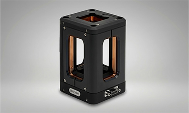 a rectangular magnetic assembly encased in black for quantum experimentation