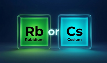 One pre-installed Rb or Cs source